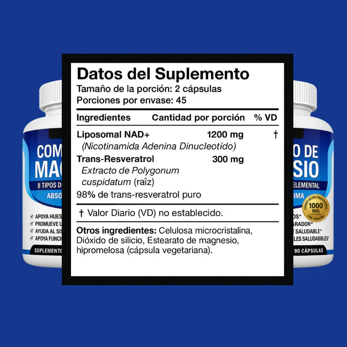 MAGNESIO COMPLEX 8 ELEMENTAL 1000 mg