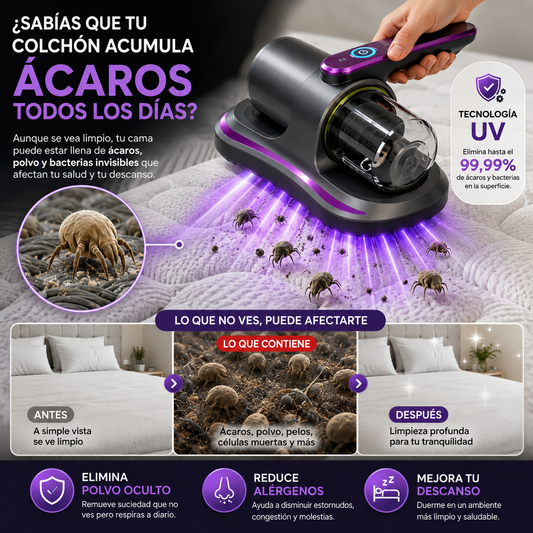 Aspiradora Profunda Eliminacion Acaros