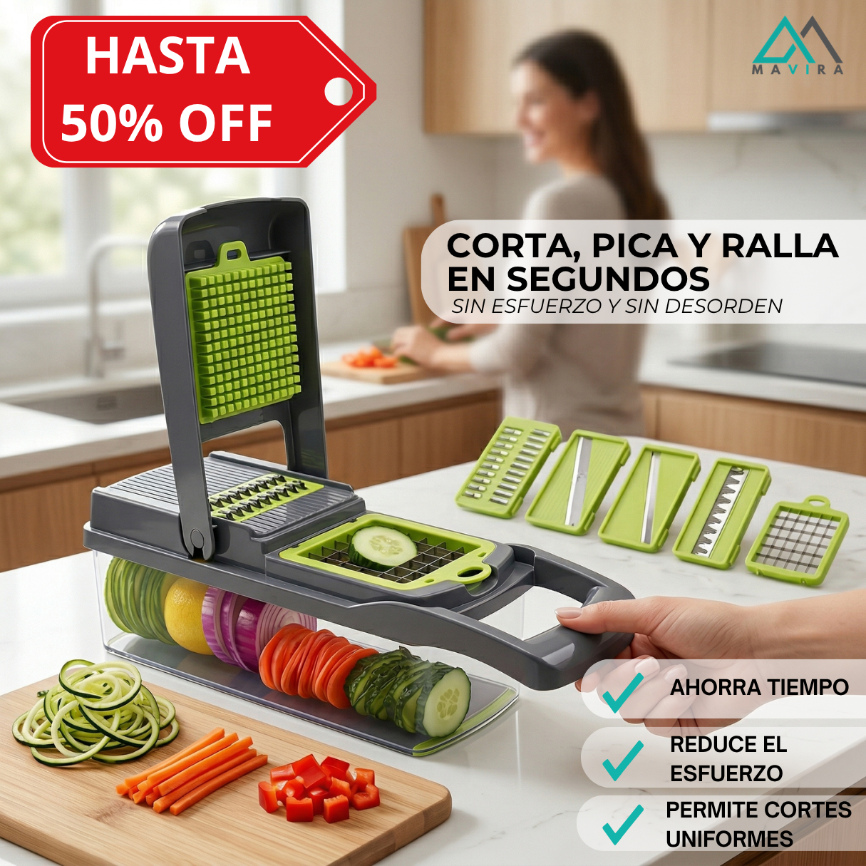 CORTADOR MULTIFUNCIONAL 8 EN 1