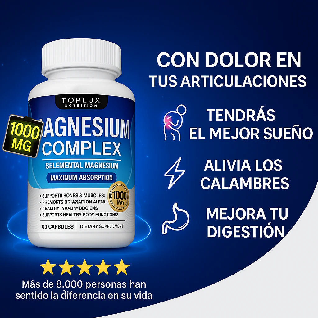 MAGNESIO COMPLEX 8 ELEMENTAL 1000 mg