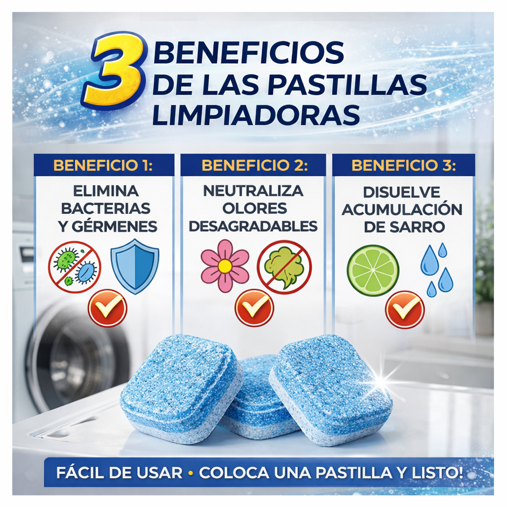 PASTILLAS LIMPIA LAVADOR