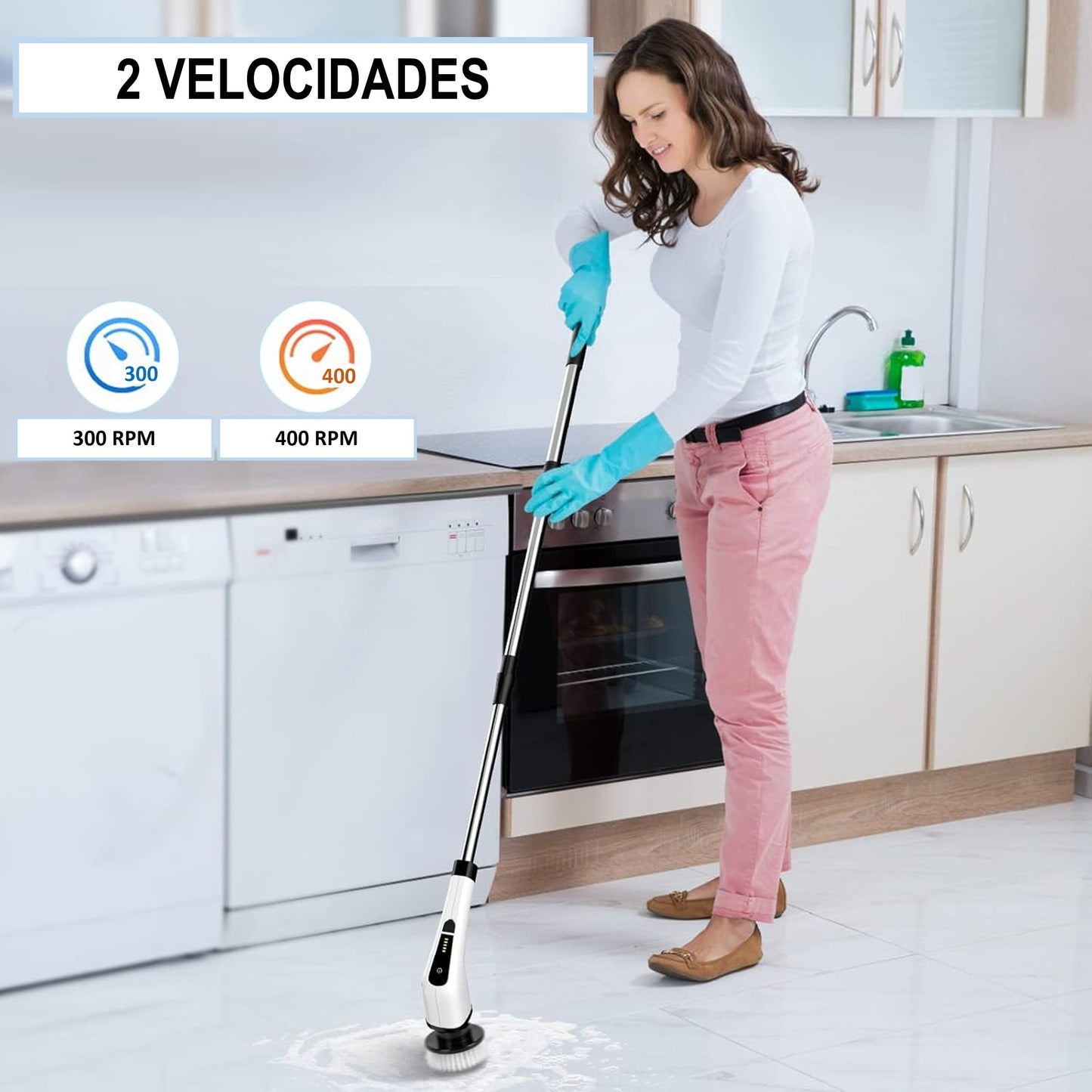 Limpiador Eléctrico Giratorio