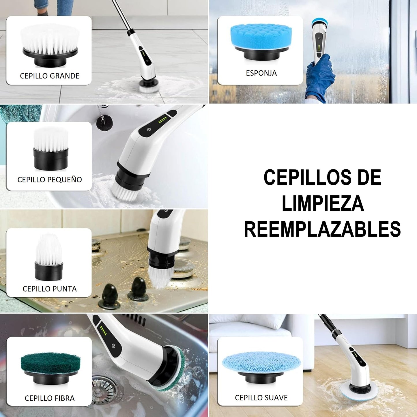 Limpiador Eléctrico Giratorio