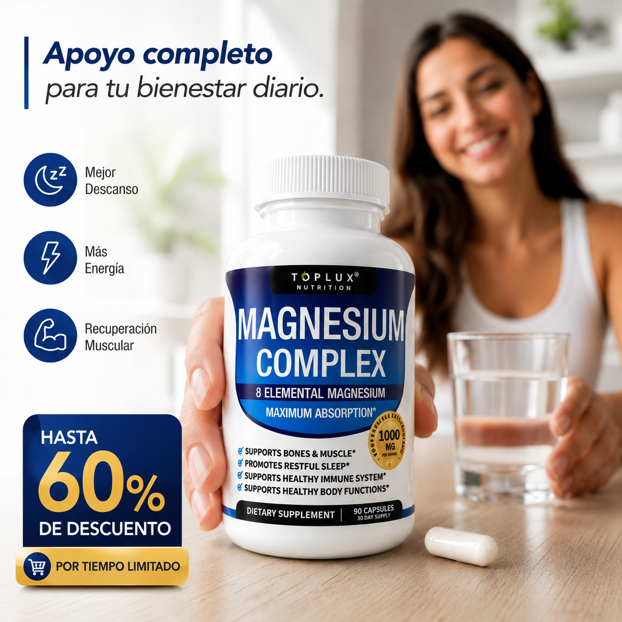 MAGNESIO COMPLEX 8 ELEMENTAL 1000 mg