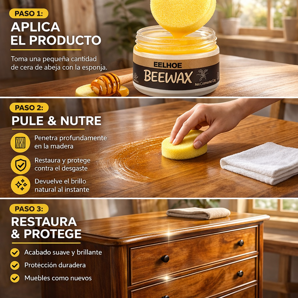 BEEWAX: CERA RESTAURADORA MADERA