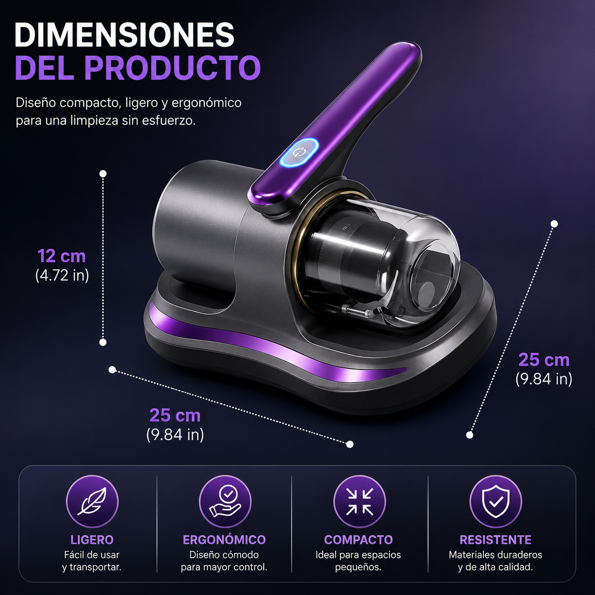 Aspiradora Profunda Eliminacion Acaros