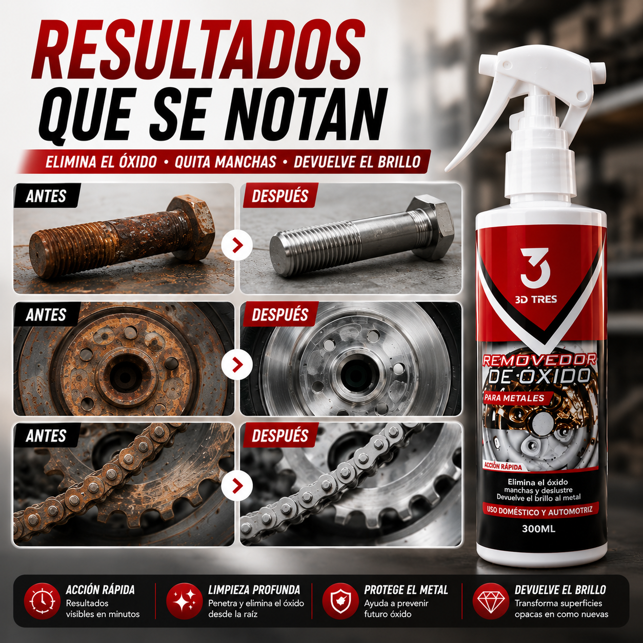 REMOVEDOR DE OXIDO 3D