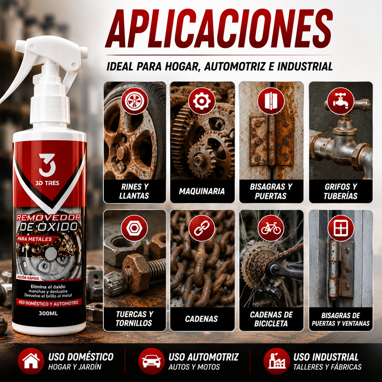 REMOVEDOR DE OXIDO 3D