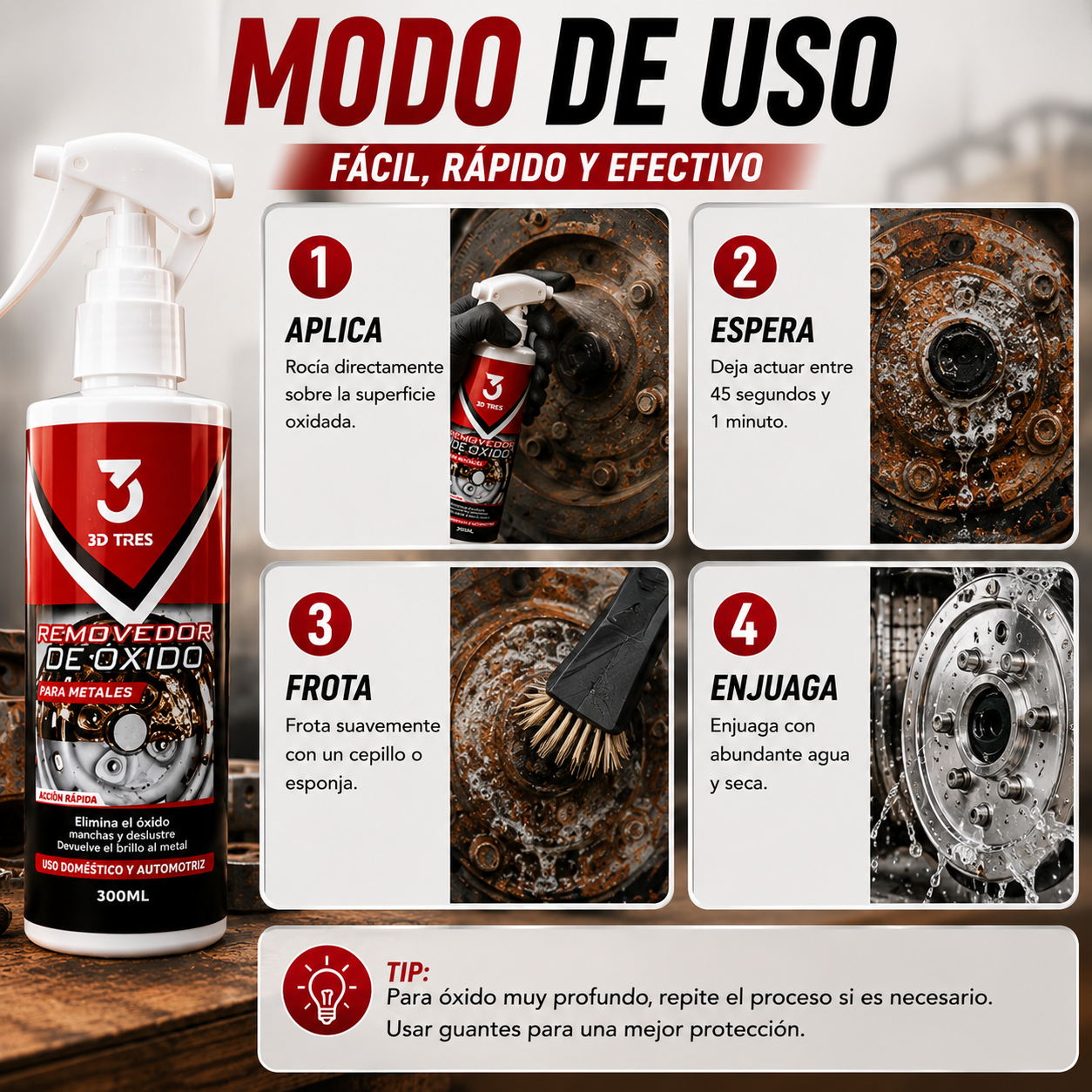REMOVEDOR DE OXIDO 3D