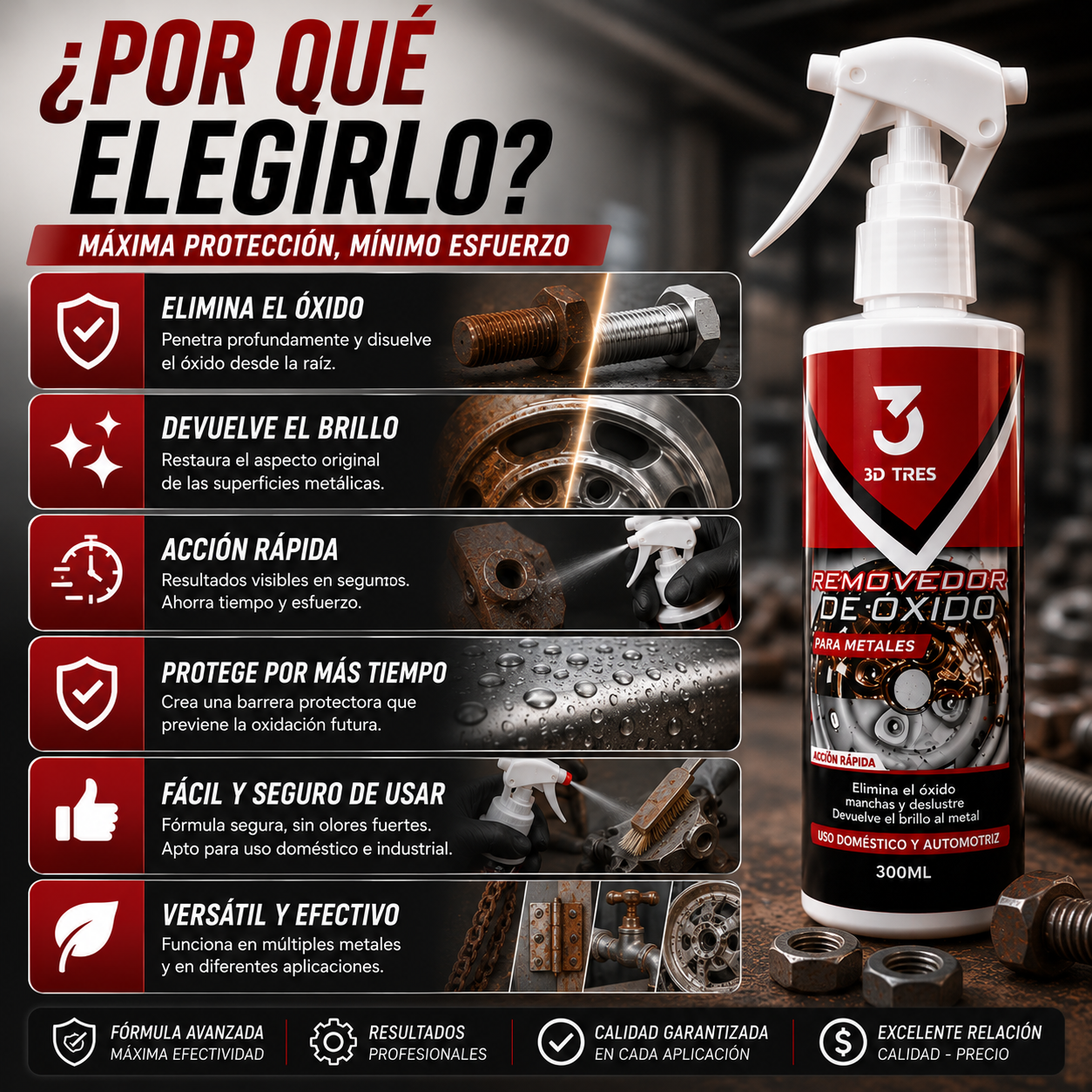 REMOVEDOR DE OXIDO 3D