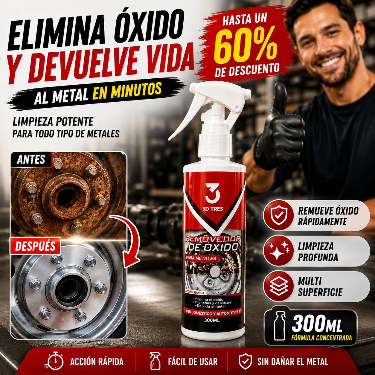 REMOVEDOR DE OXIDO 3D