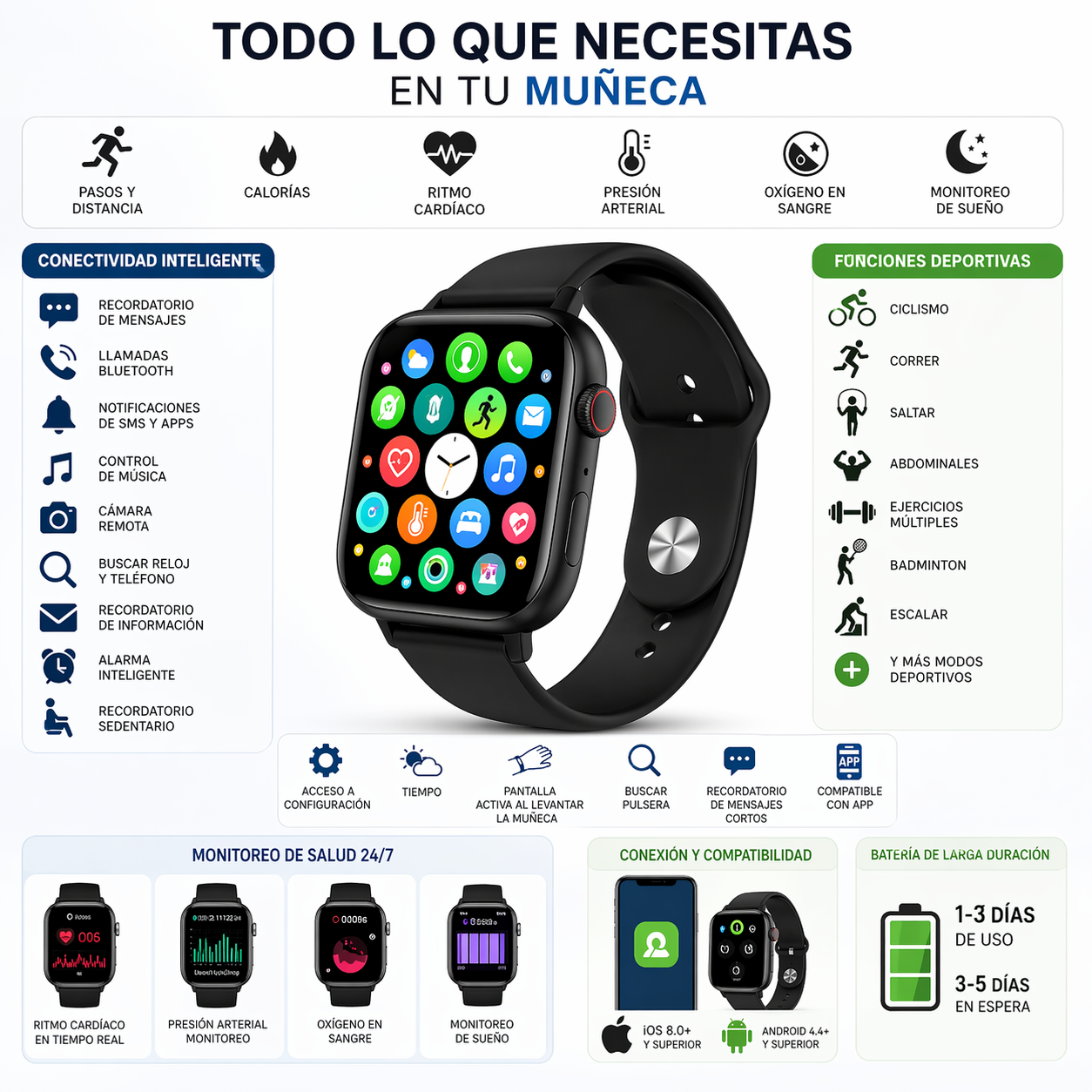 Reloj Smartwatch T500 ULTRA