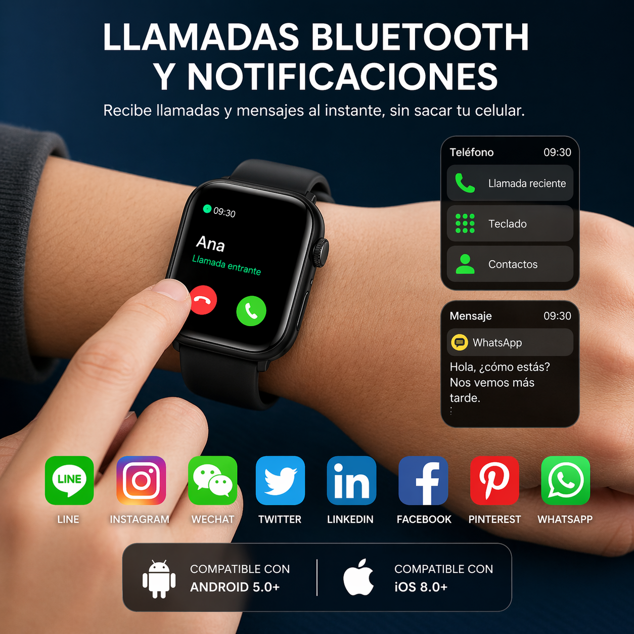 Reloj Smartwatch T500 ULTRA