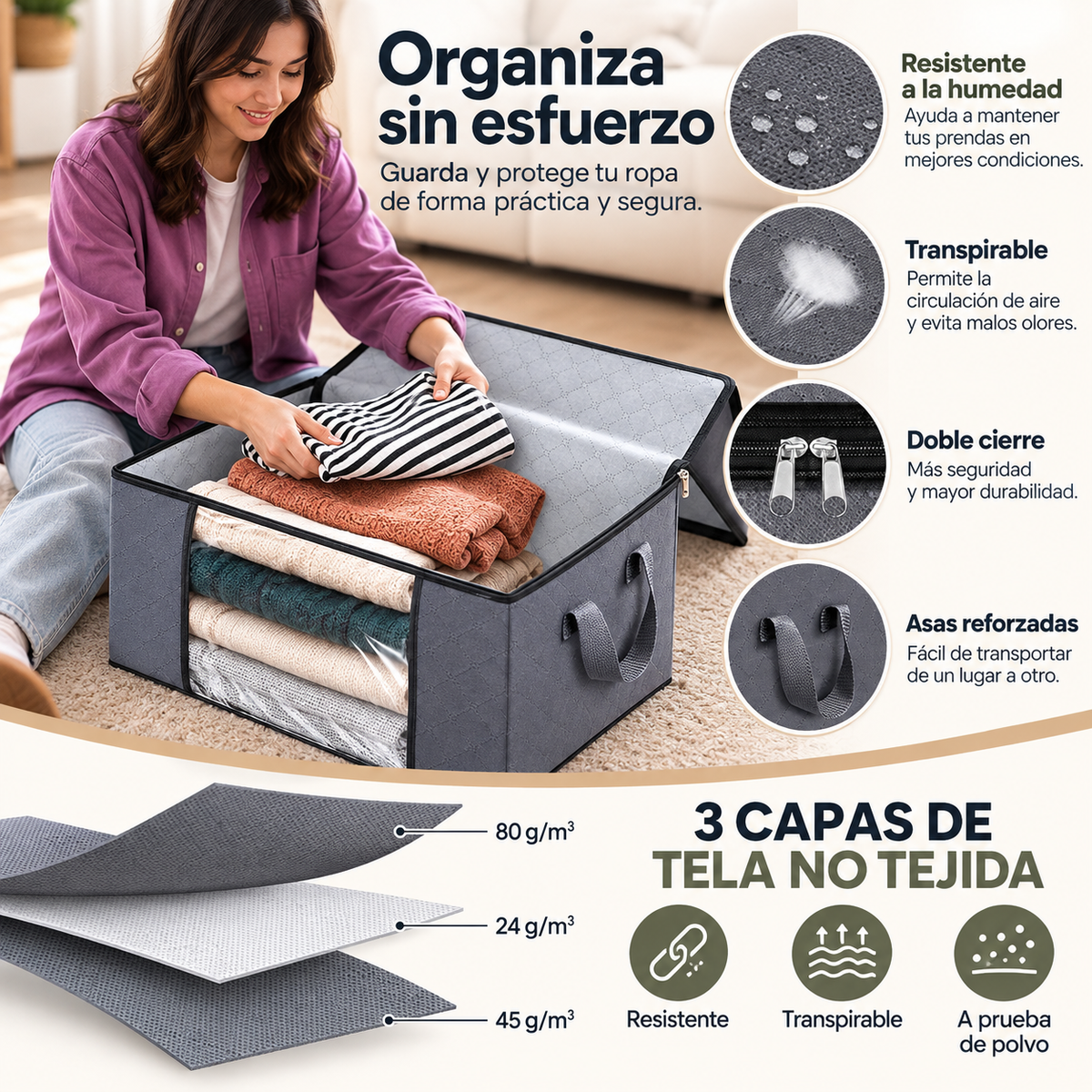 Organizador de Ropa X3 UNIDADES