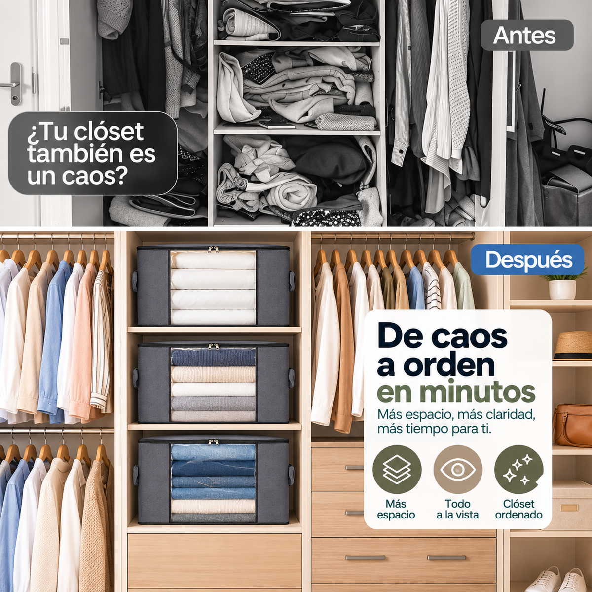Organizador de Ropa X3 UNIDADES