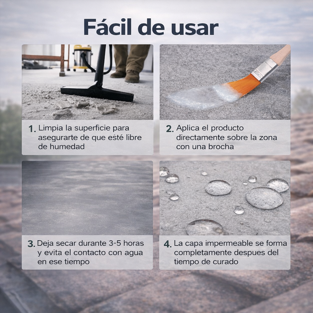 Pack 2 Sellador Impermeable Transparente