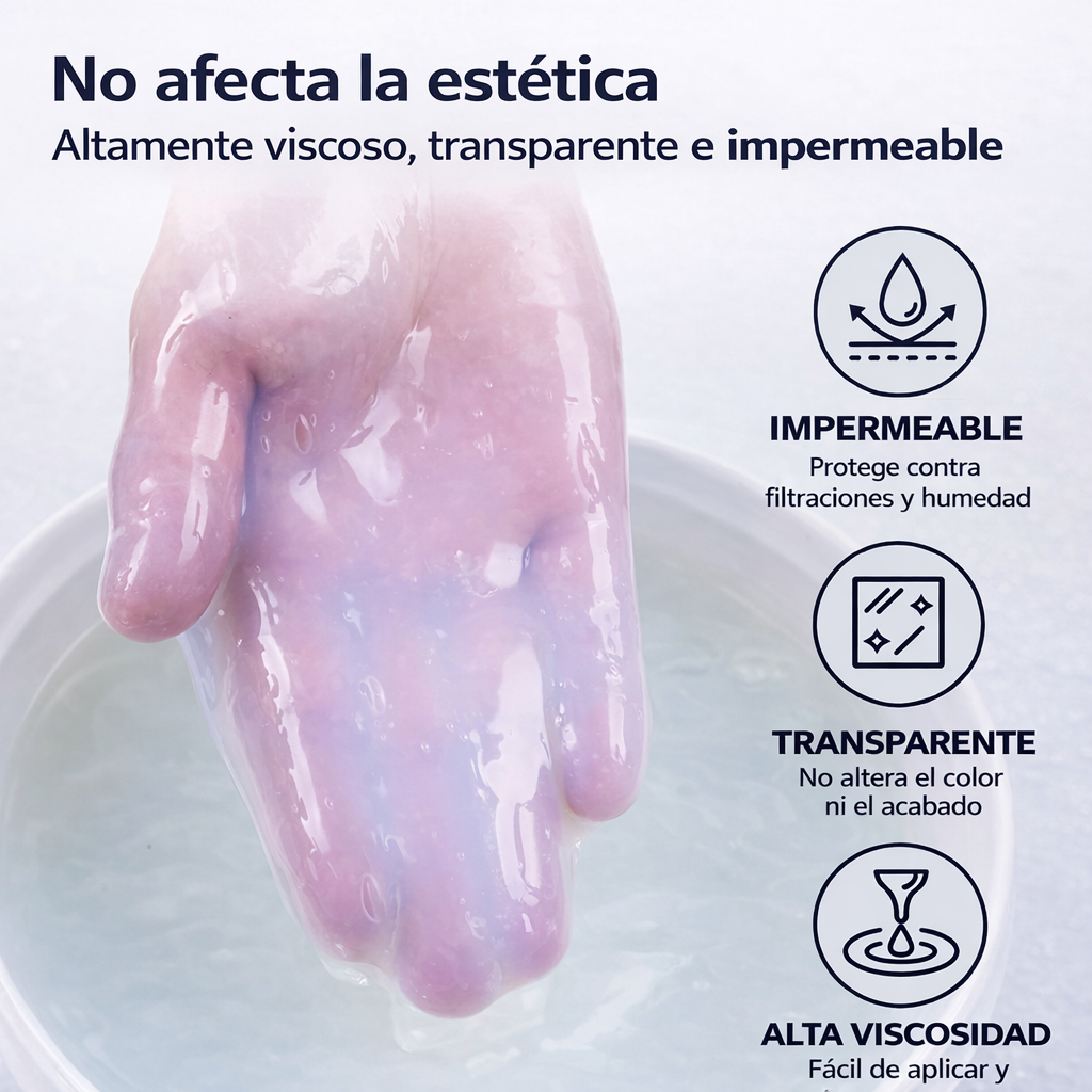 Pack 2 Sellador Impermeable Transparente