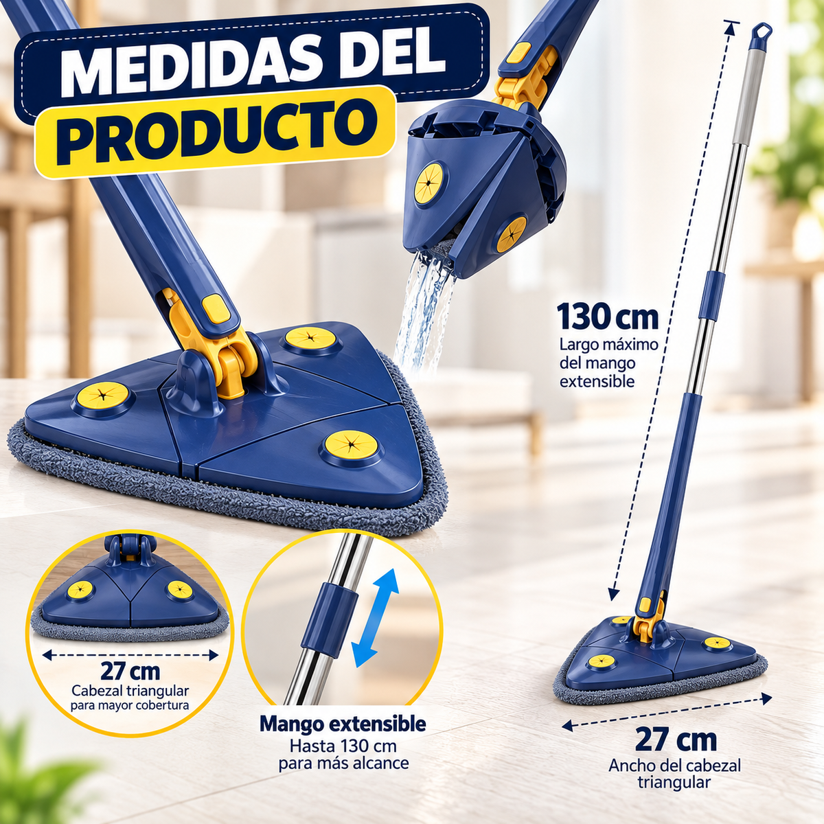 Mopa Giratoria Multifuncional