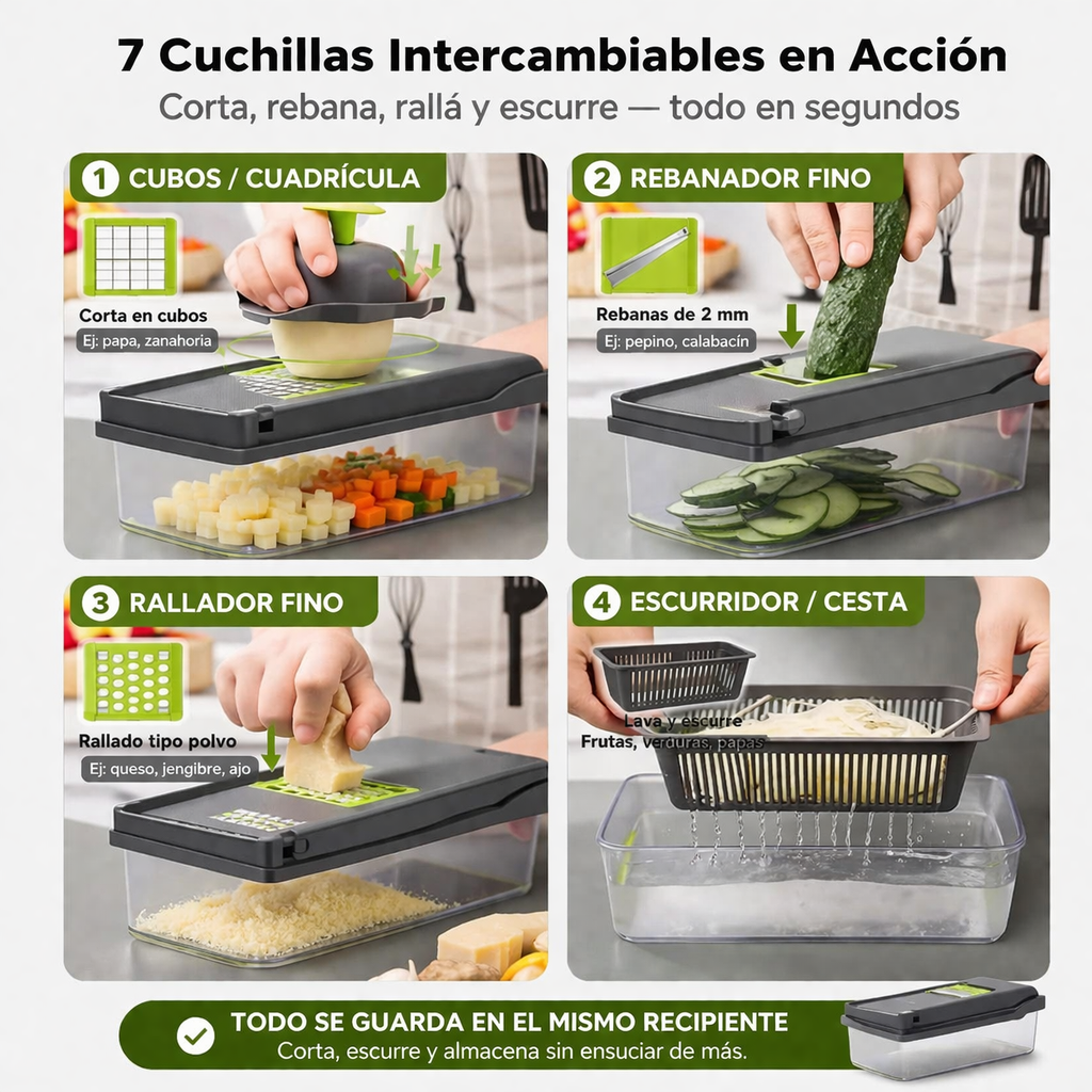 CORTADOR MULTIFUNCIONAL 8 EN 1