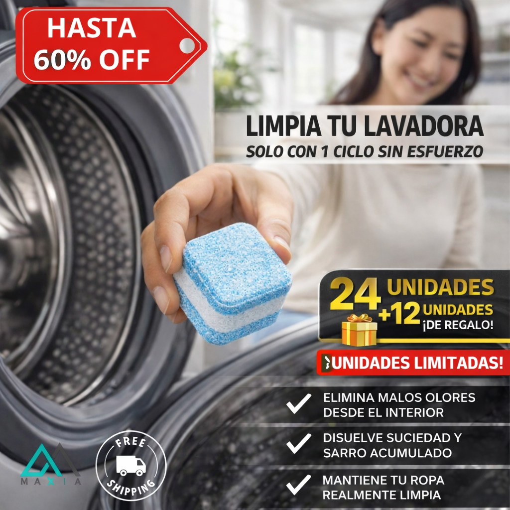 PASTILLAS LIMPIA LAVADOR